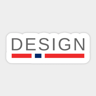 Norway design Sticker